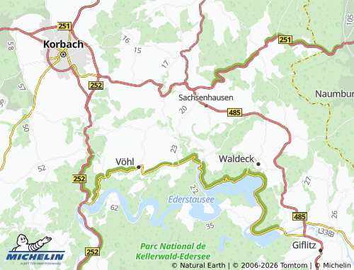 Mapa MICHELIN Ober-Werbe - ViaMichelin