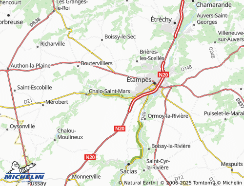 Carte MICHELIN Valnay - ViaMichelin