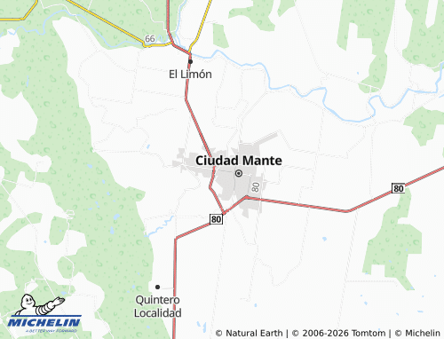 Mapa MICHELIN Río Mante - ViaMichelin