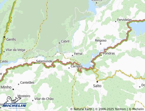 MICHELIN Ferral map - ViaMichelin