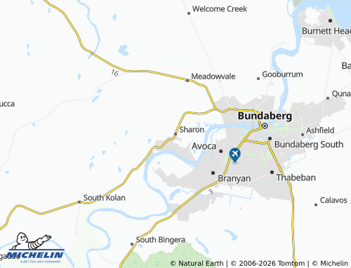 Mapa MICHELIN Sharon - ViaMichelin