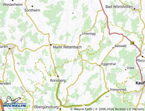 Mappa MICHELIN Rappen - ViaMichelin