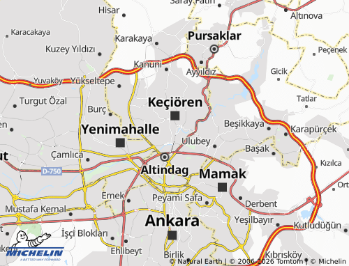 MICHELIN Kalaba map - ViaMichelin