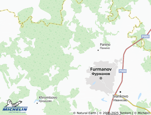 MICHELIN Fryan'kovo map - ViaMichelin