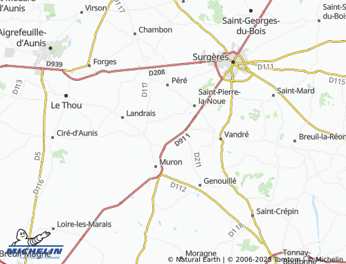 Carte MICHELIN Brette - ViaMichelin