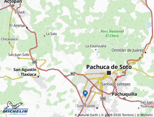 Mappa MICHELIN San Juan Tilcuautla - ViaMichelin