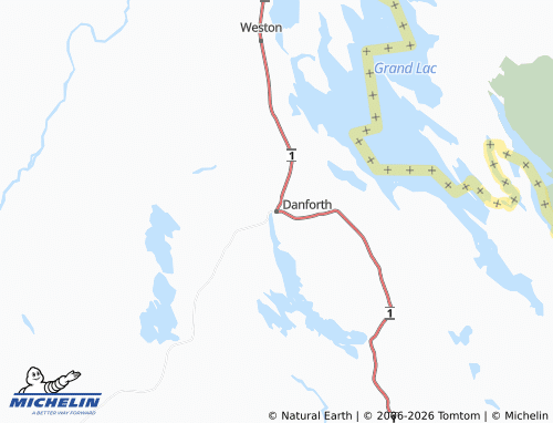 Mappa MICHELIN Danforth - ViaMichelin