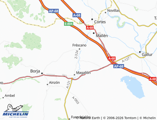 Mappa MICHELIN Agón - ViaMichelin