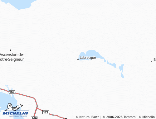 MICHELIN Labrecque map - ViaMichelin