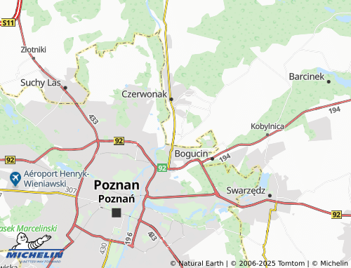 MICHELIN Koziegłowy map - ViaMichelin