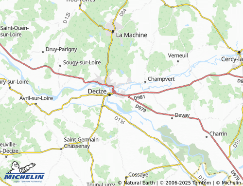 MICHELIN Faubourg Saint-Privé map - ViaMichelin