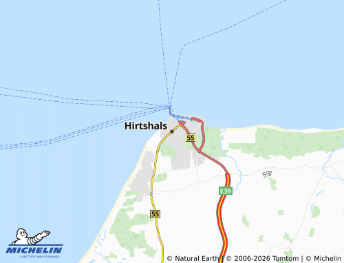 MICHELIN-Landkarte Hirtshals - ViaMichelin