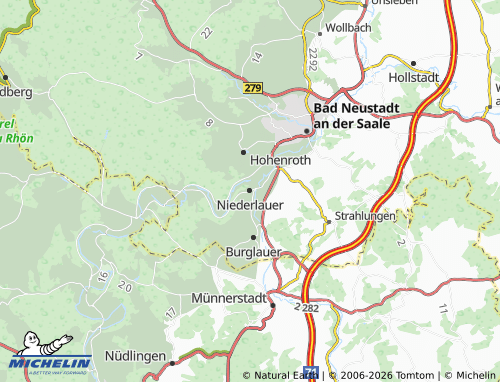 Mappa MICHELIN Niederlauer - ViaMichelin
