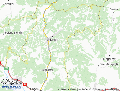 Carte MICHELIN Dosu Bricii - ViaMichelin