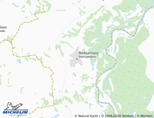 MICHELIN-Landkarte Bortsurmany - ViaMichelin