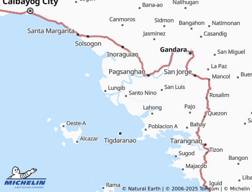 MICHELIN Santo Nino map - ViaMichelin