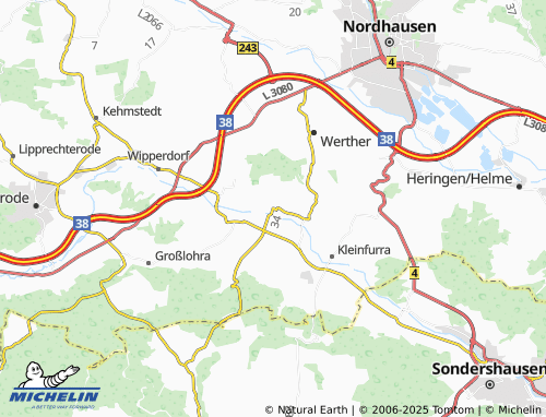Mapa MICHELIN Wollersleben - ViaMichelin