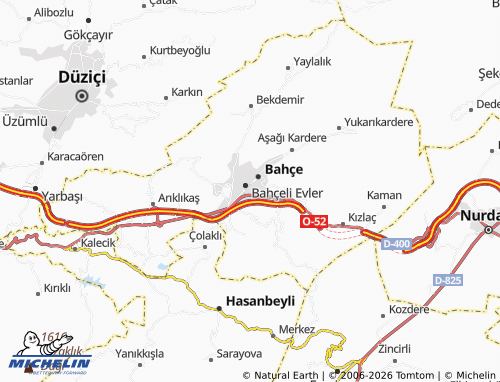 MICHELIN Kale map - ViaMichelin