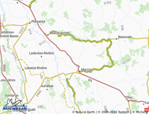 Mapa MICHELIN Tourdun - ViaMichelin