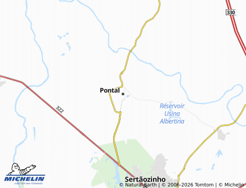 Mapa MICHELIN Pontal - ViaMichelin
