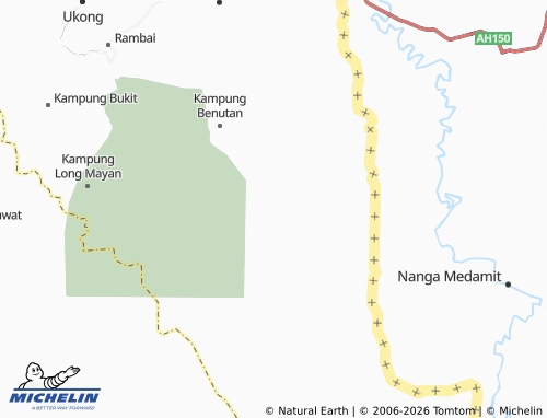 MICHELIN Kampung Supon Besar map - ViaMichelin