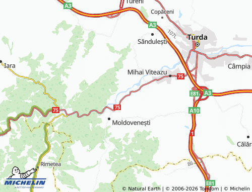 Mappa MICHELIN Cornești - ViaMichelin