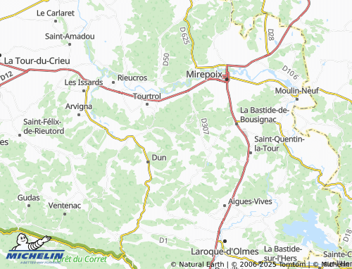 Mappa MICHELIN Senesse-de-Senabugue - ViaMichelin