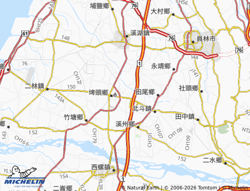 Mappa MICHELIN pu wei - ViaMichelin
