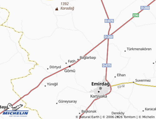 Mappa MICHELIN Bağlarbaşı - ViaMichelin