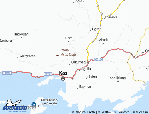 MICHELIN Pınarbaşı map - ViaMichelin
