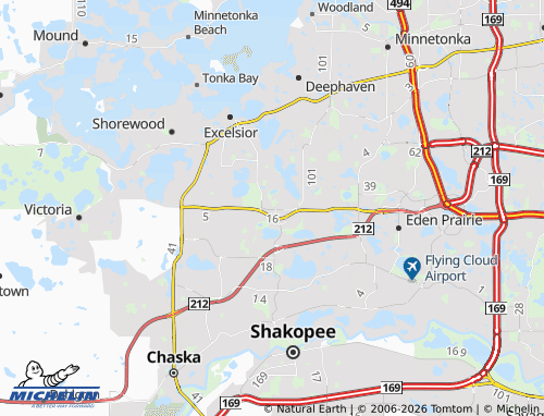 Mappa MICHELIN Chanhassen - ViaMichelin