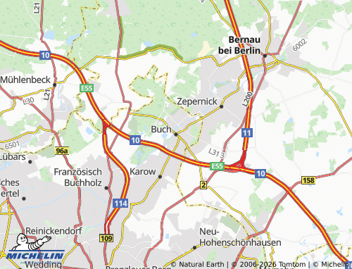 MICHELIN Buch map - ViaMichelin