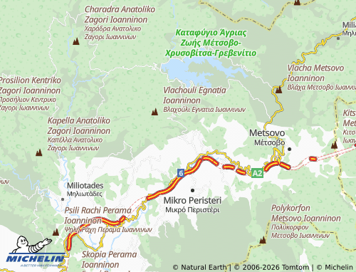 Mappa MICHELIN Chrysovitsa - ViaMichelin