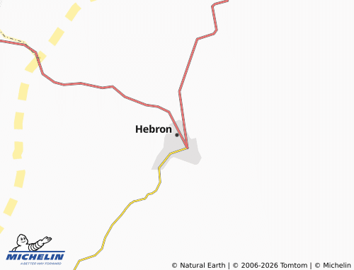 MICHELIN Hebron map - ViaMichelin