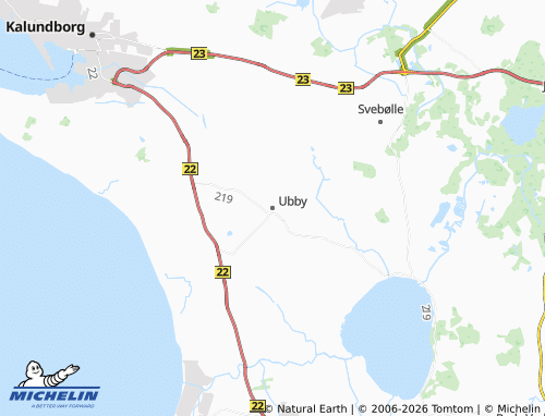 MICHELIN-Landkarte Ubby - ViaMichelin