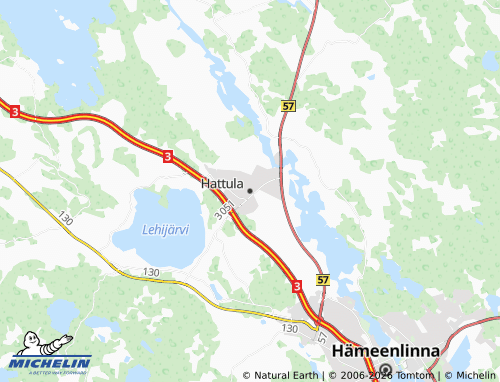 Carte MICHELIN Hattula - ViaMichelin
