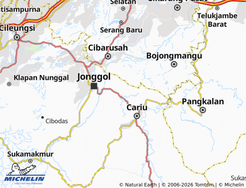 Mapa MICHELIN Sukagalih - ViaMichelin