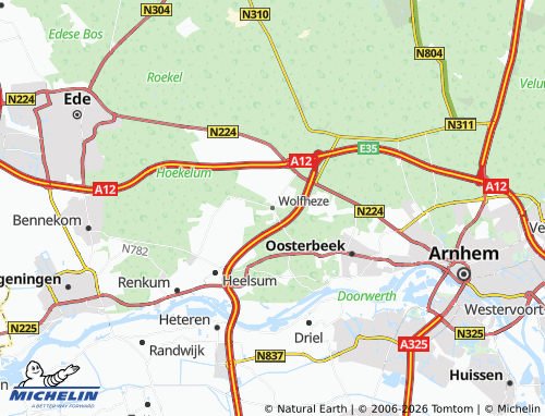 Mappa MICHELIN Wolfheze - ViaMichelin