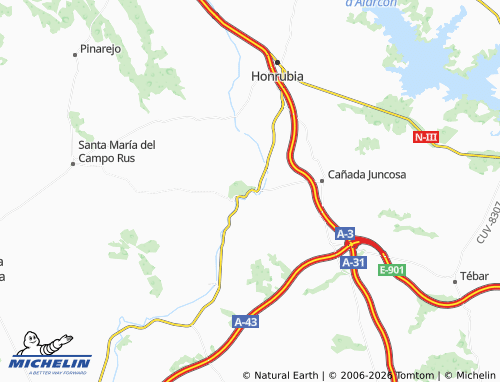 MICHELIN-Landkarte El Cañavate - ViaMichelin