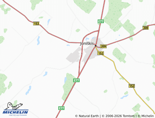 Mapa MICHELIN Ziniūnai - ViaMichelin
