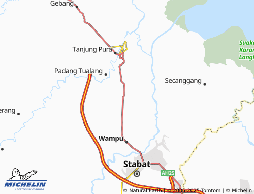 MICHELIN Tanjung Mulia map - ViaMichelin