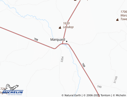 MICHELIN Moemaneng Extension 3 map - ViaMichelin