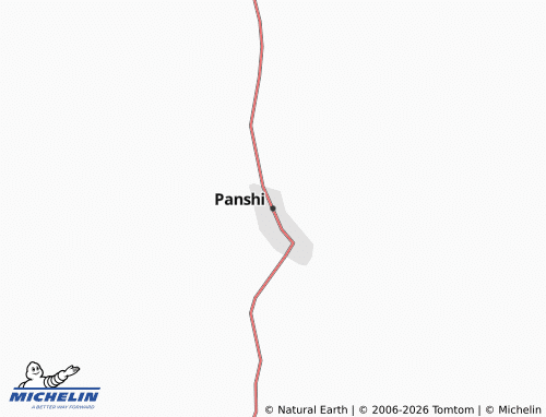 Kaart MICHELIN Panshi - ViaMichelin