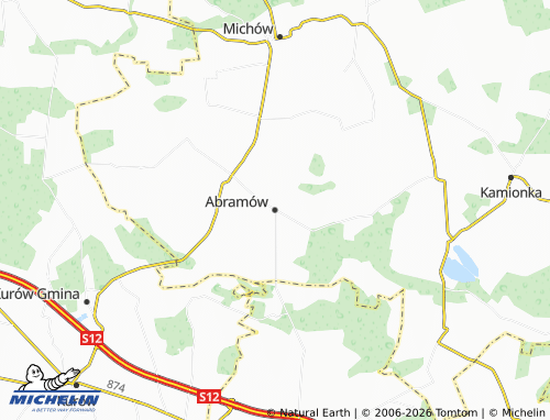 Carte MICHELIN Abramów - ViaMichelin