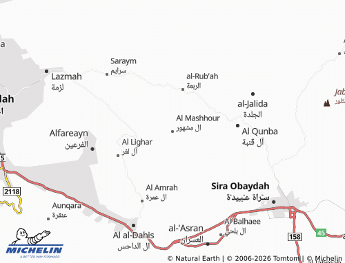 MICHELIN-Landkarte Al Mashhour - ViaMichelin