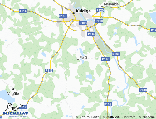 Mapa MICHELIN Pelči - ViaMichelin
