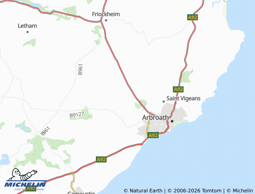 MICHELIN Woodville map - ViaMichelin