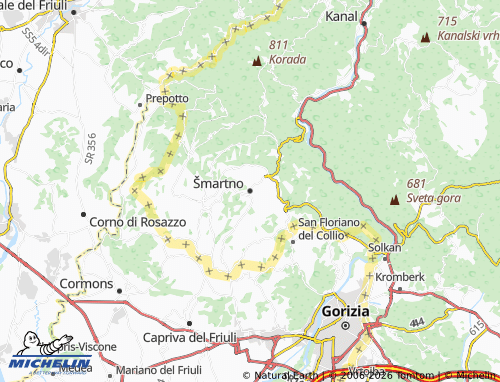 Mapa MICHELIN Šmartno - ViaMichelin