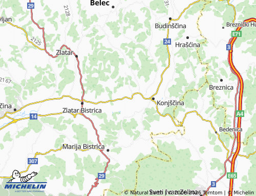 Mapa MICHELIN Turnišće-Prepolec - ViaMichelin