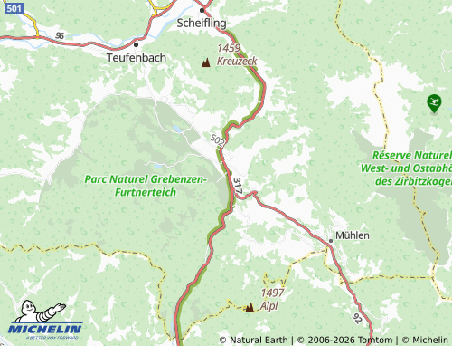 MICHELIN Sankt Marein bei Neumarkt map - ViaMichelin